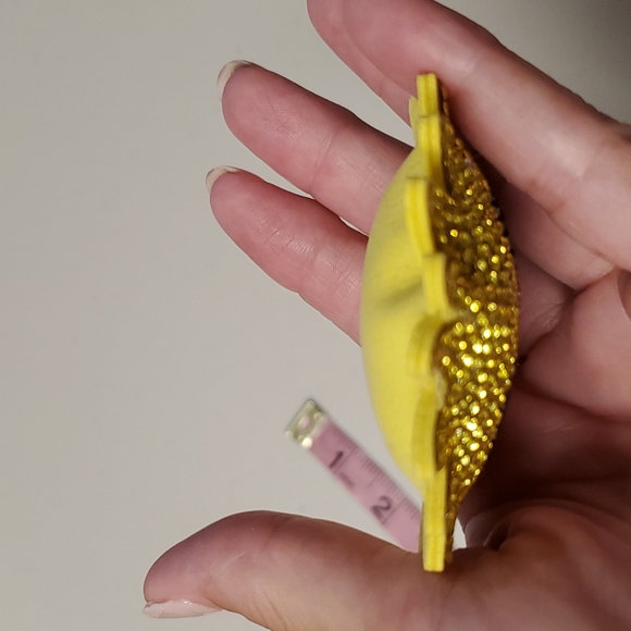 Sparkling sun with sunglasses keychain • ball and tassel•NWT - Picture 4 of 16